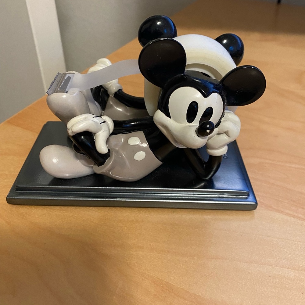 Disney Black and White Mickey Mouse Tape Dispenser
